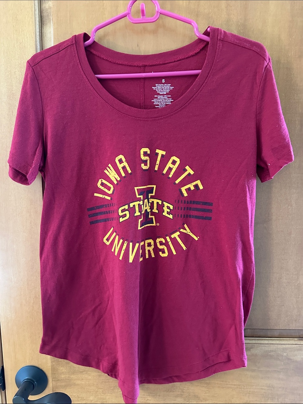 boxercraft Maroon Iowa State University Short Sleeve Tee